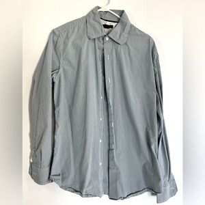 BANANA REPUBLIC blue button down